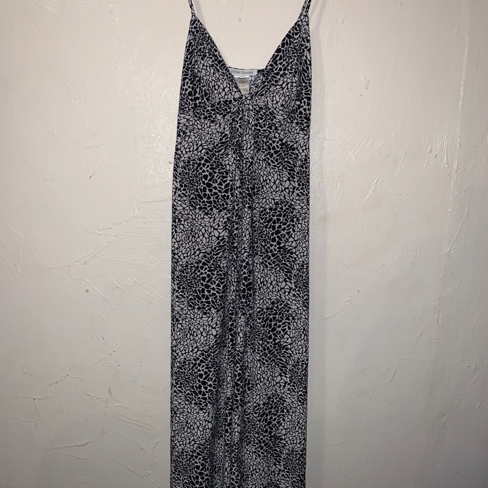 LONG polyester/spandex gown!